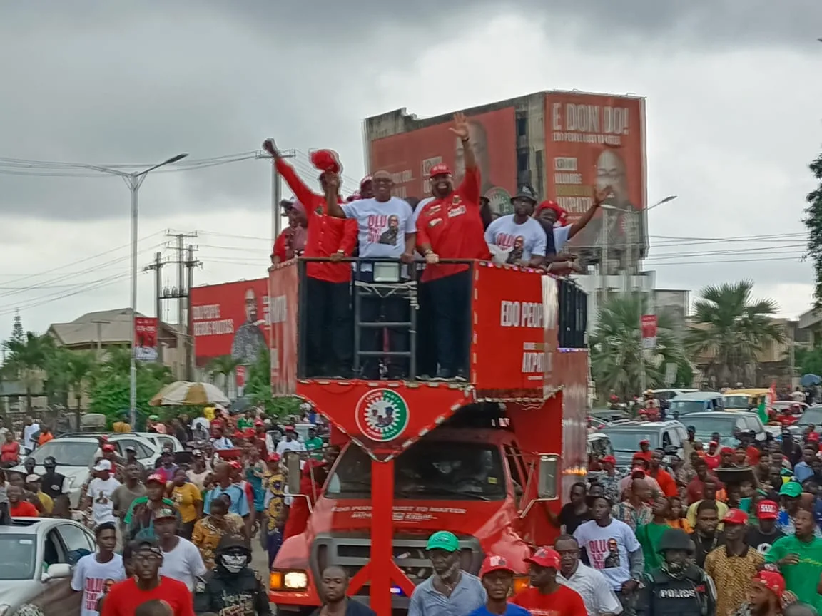 Peter Obi shuts down edo state