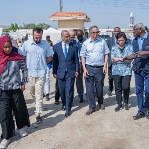 High level mission to Sudan reaffirms WHO commitment, calls for urgent action to address and end the extreme health and humanitarian crisis