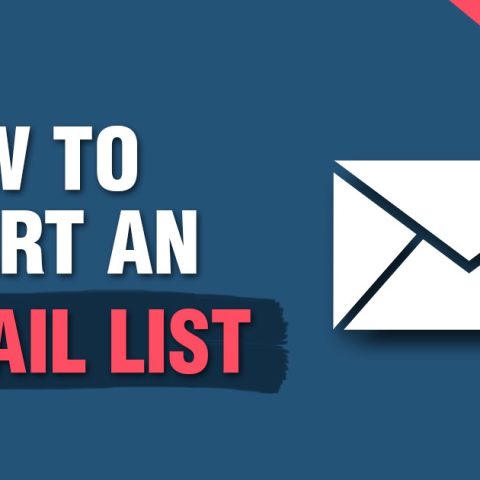 how to start an email list