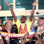 when king Osimhen landed in Turkey