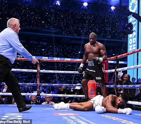 Anthony Joshua knocked out in the 5th round by Dubois