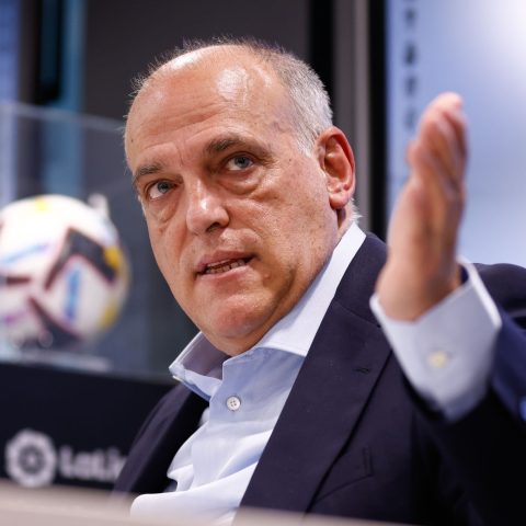 La liga President Javier Tebas