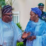 Senate President Godswill Akpabio and First Lady Oluremi Tinubu