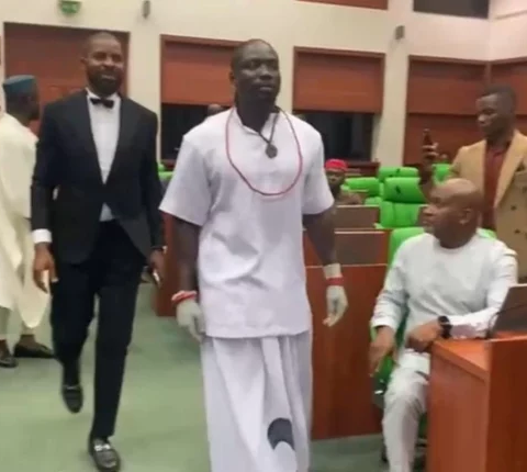 Very Dark Man arrive house of reps probe panel