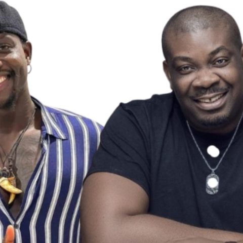 VeryDarkMan (l) and Don Jazzy (r)