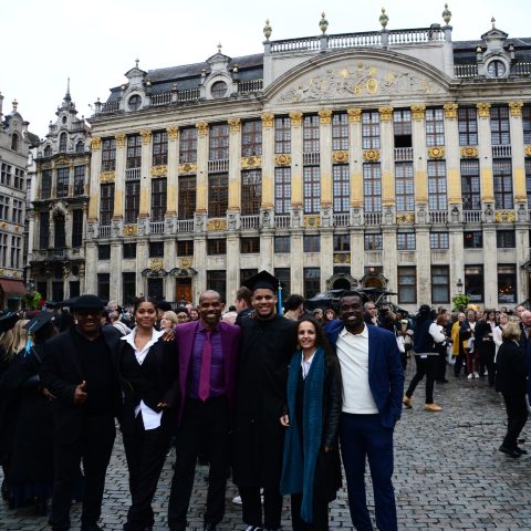 former Super Eagles coach Sunday Oliseh son graduates