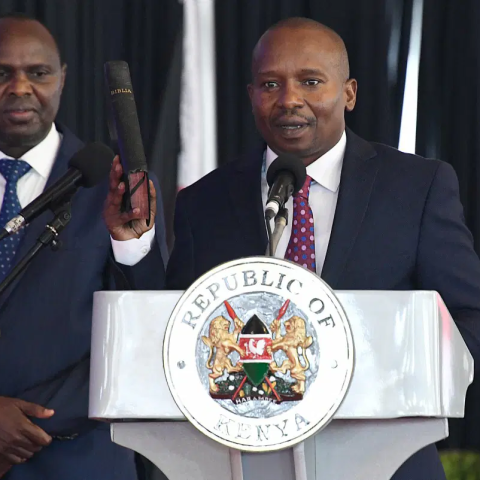 interior minister Kithuri Kindiki in kenya takes over as Deputy President