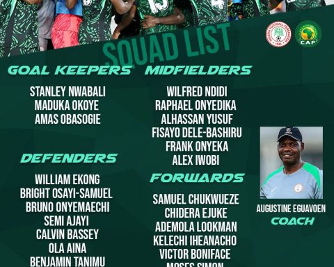 super eagles squad against libya in uyo