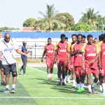 Abia Warriors just before the clash vs Lobi Stars