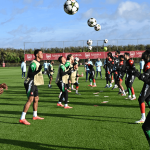 Gunners at work ahead Sporting Lisbon clash