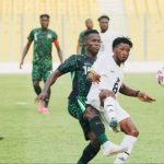 Action from first leg encounter in Accra Ghana