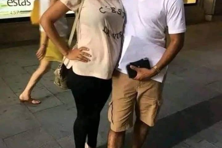 Balthazar Engonga and wife