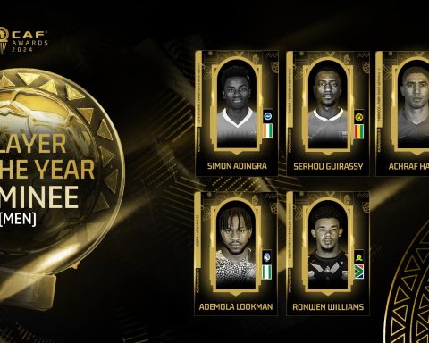 CAF Award Men category