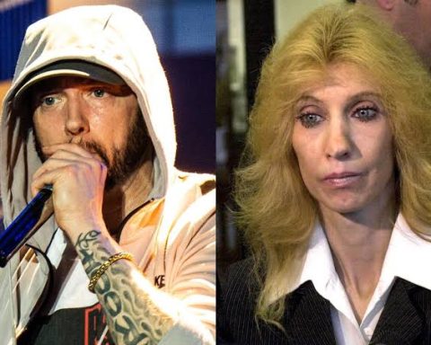 Eminem and late mother Debbie Nelson