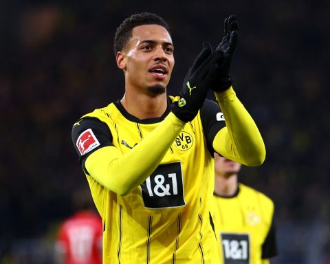 Dortmund midfielder Felix Nmecha