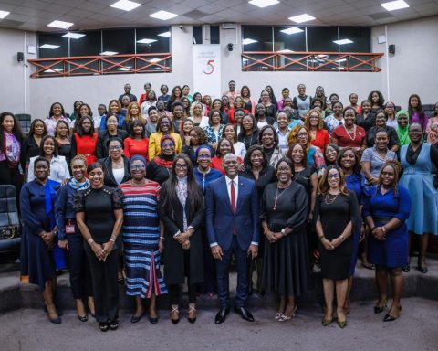 Tony Elumelu at Elumelu Makes Case For Change Of Workplace Stereotypes That Hinder Women's Professional Growth 