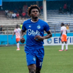 Molde of Norway bound Daniel Daga in action for Enyimba