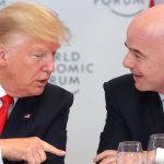 US President Donald Trump and FIFA President Gianni Infantino