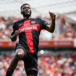 Leverkusen forward Victor Boniface