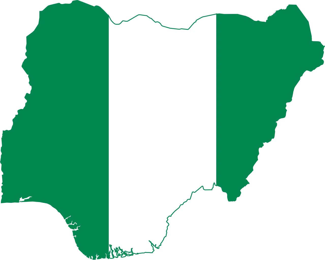 map of Nigeria svg