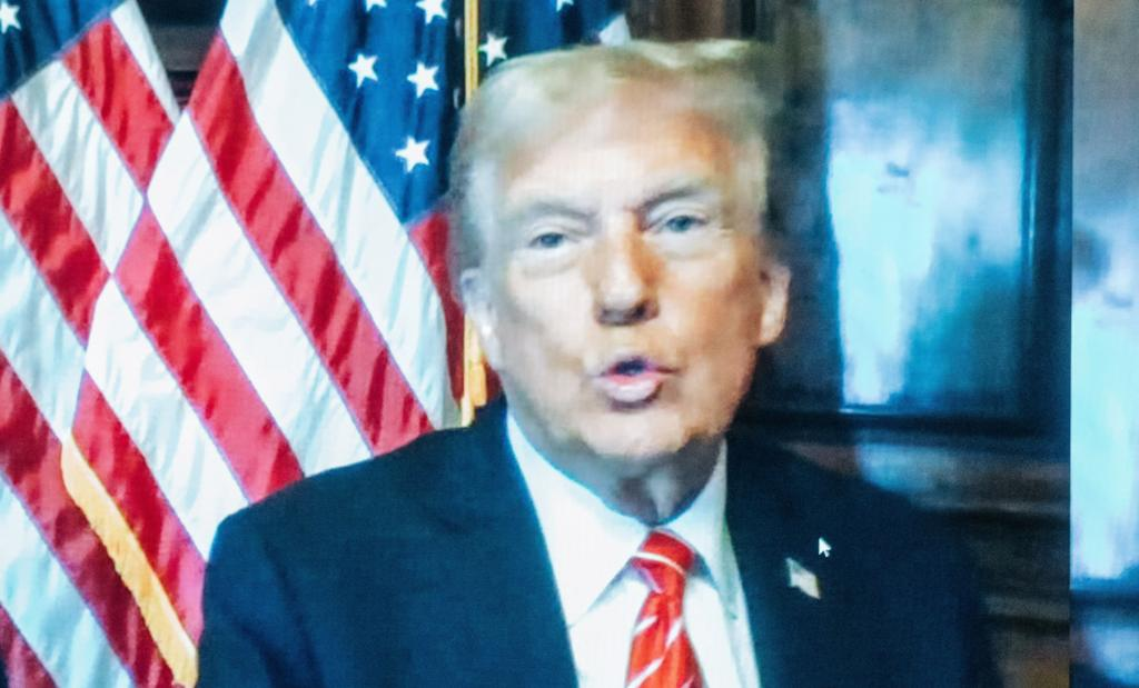 president elect donald trump appeared virtually in court