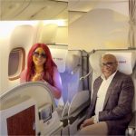Popular Actress Regina Daniels Shares Blissful Moments On Air Peace Flight To London