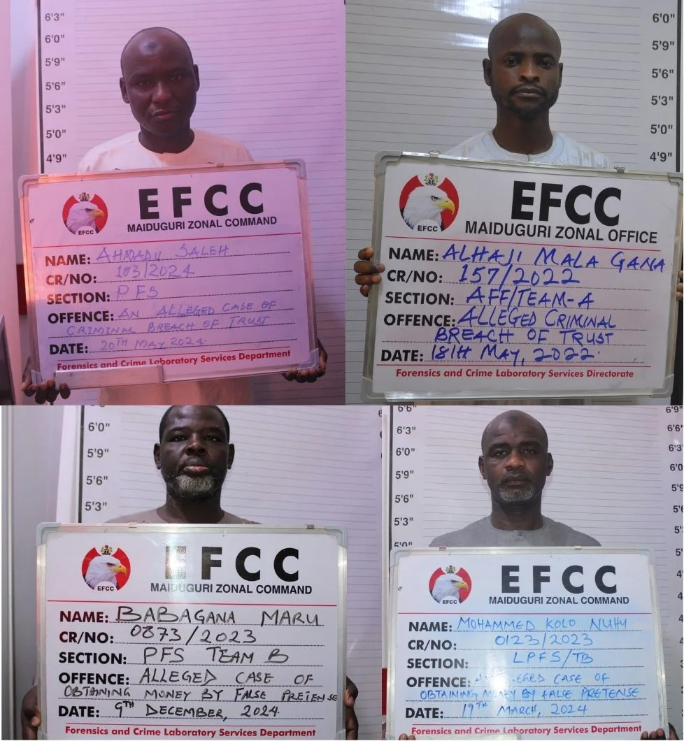 EFCC Arraigns For Nm Fraud In Maiduguri