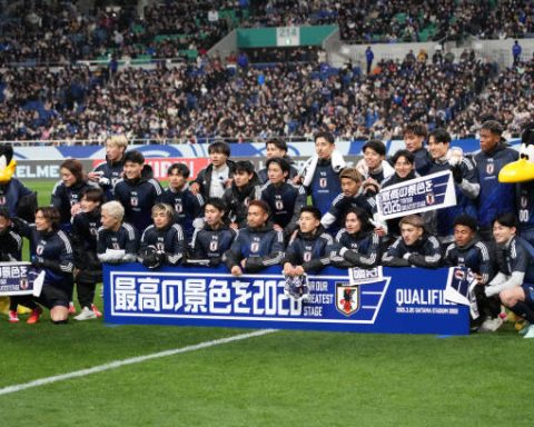 Japan celebrate world cup qualification