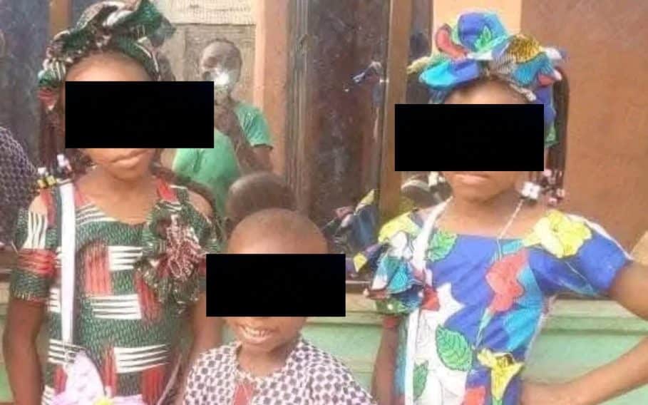 The victims Police Approve Burial Of 3 Children Killed, Dumped Inside Fridge In Anambra