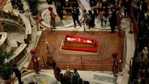 Late Pope Francis lying in State at St Peter' Square Late Pope Francis lying in State at St Peter' Square