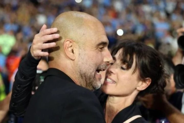Pep Guardiola and Wife Cristina Serra