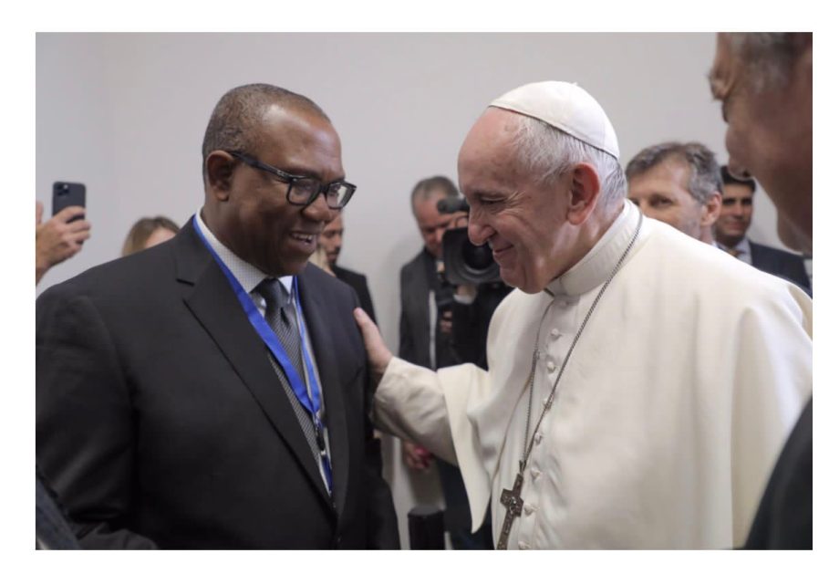 Peter Obi and Pope Francis
