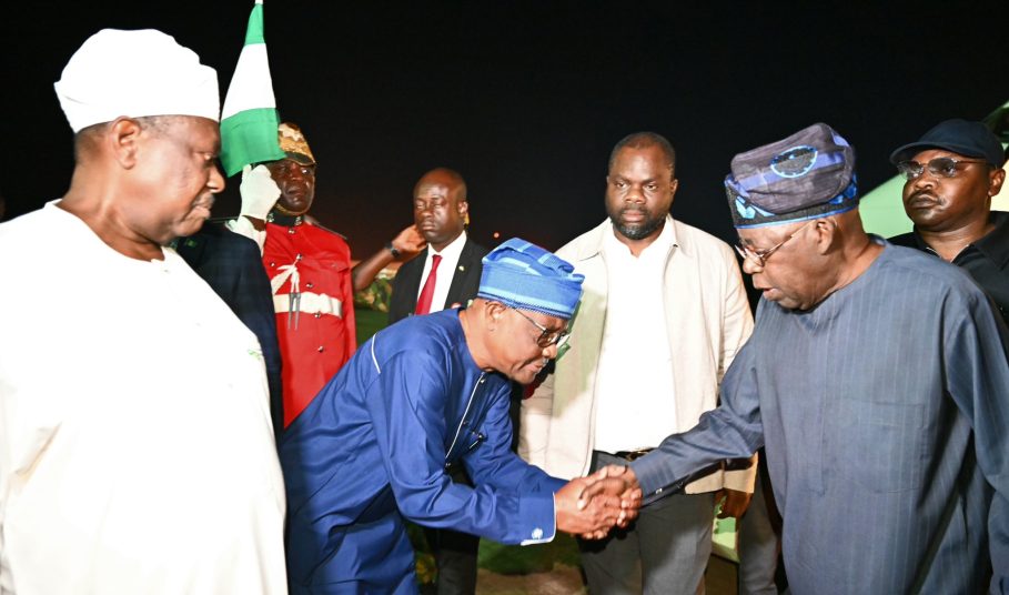 Tinubu Returns To Abuja After Europe Trip [Photos]