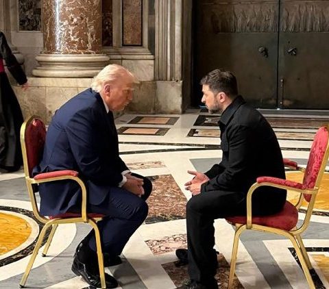 Trump and Zelenksy meet at Pope Francis Burial