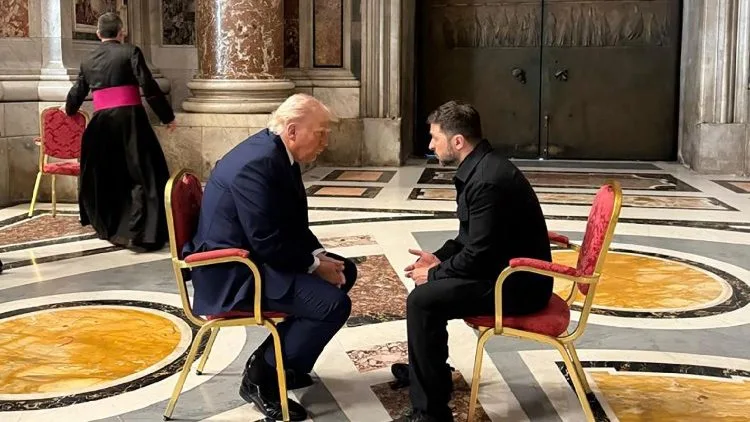 Trump and Zelenksy meet at Pope Francis Burial