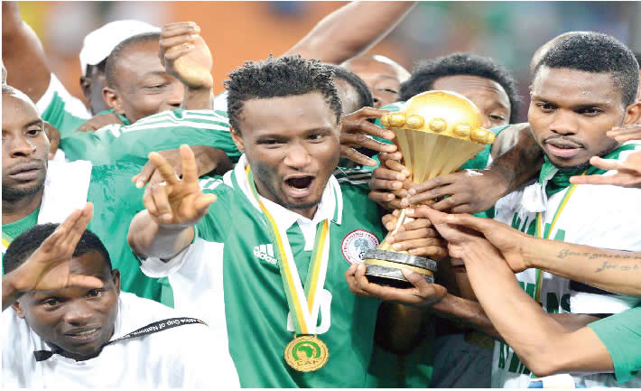 victorious eagles celebrate title win