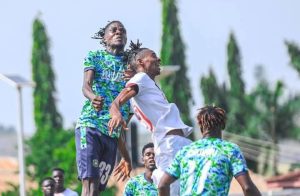 Abakiliki FC and Ikorodu City during their Federation cup semi-final clash Abakiliki FC and Ikorodu City during their Federation cup semi-final clash