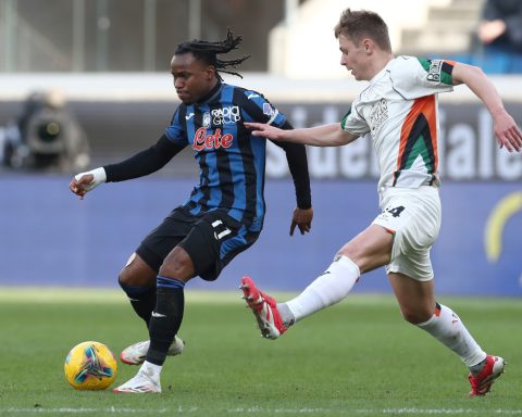Ademola Lookman in action for Atalanta