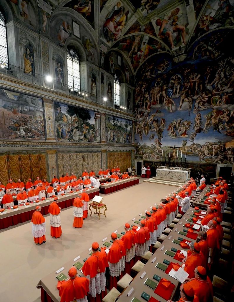 Cardinals at Sistine chapel Cardinals at Sistine chapel