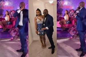 Davido and Chioma at during her birthday party in Atlanta