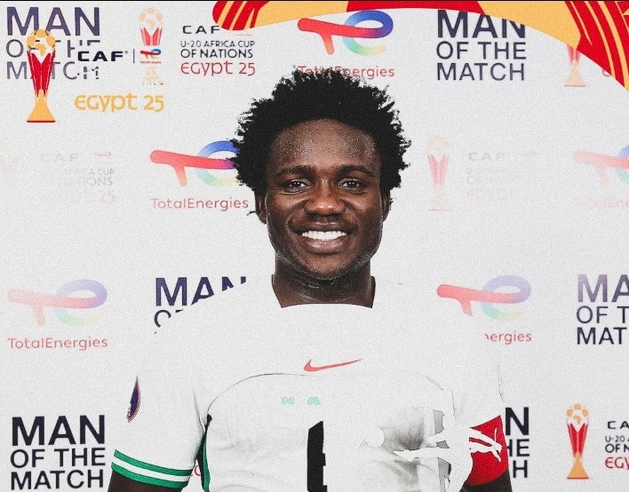 Flying Eagles captin Daniel Bameyi