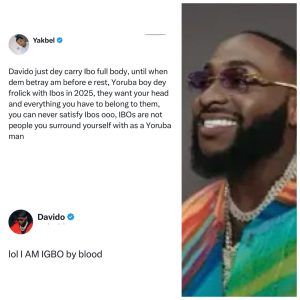 Davido tackles ethinic bigot Davido tackles ethinic bigot