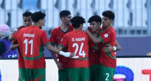 Morocco celebrate after sacking Tunisia Wednesday Morocco celebrate after sacking Tunisia Wednesday