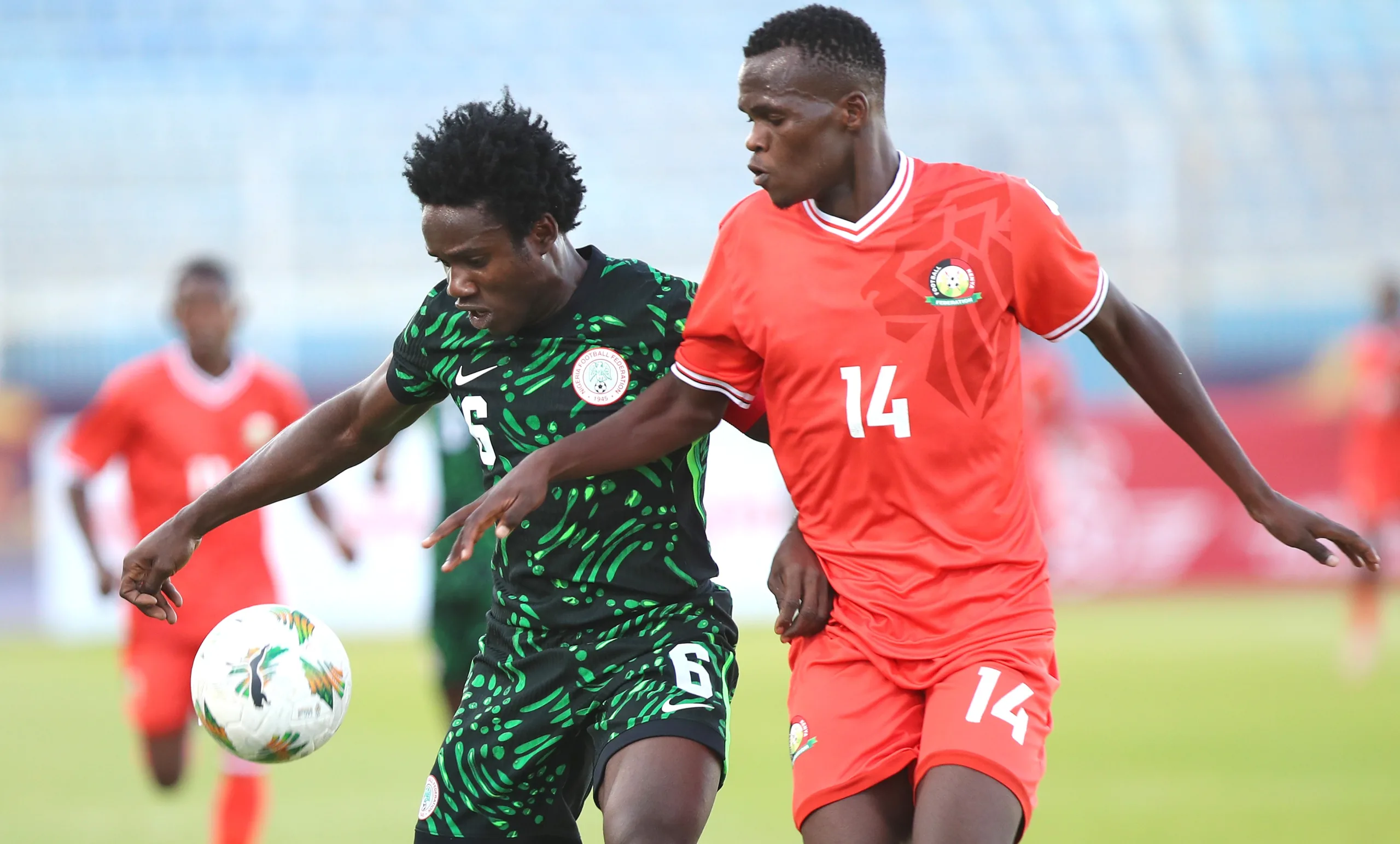 Nigeria battle to 2-2 draw against Kenya