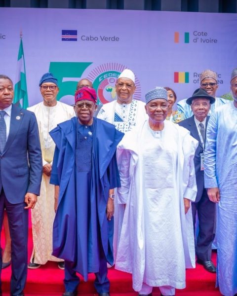 Tinubu Seeks Unity In West Africa As ECOWAS Turns 50