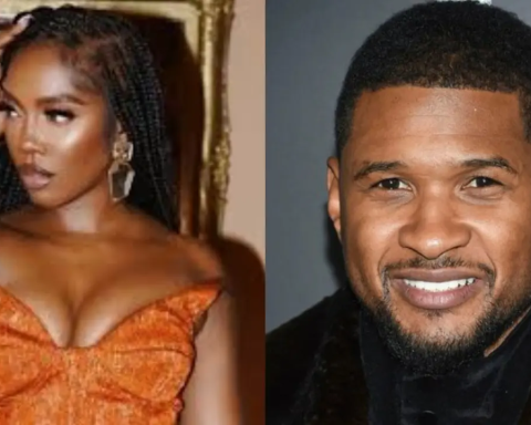 Tiwa Savage and American Singer Usher Raymond