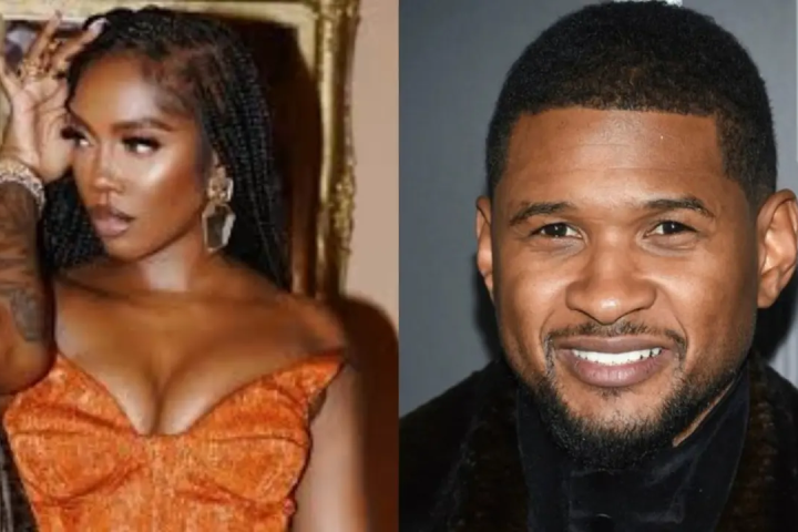 Tiwa Savage and American Singer Usher Raymond