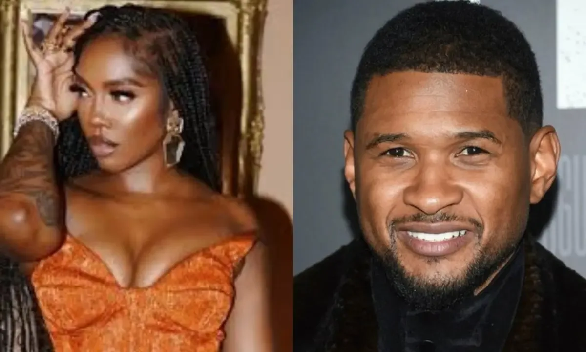 Tiwa Savage and American Singer Usher Raymond