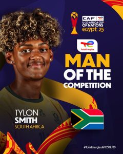 Tylon Smith is player of the tournament Tylon Smith is player of the tournament