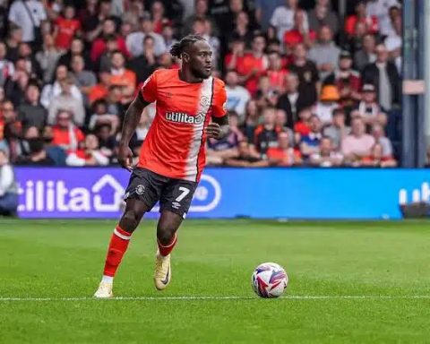 Victor Moses leaves Luton Town